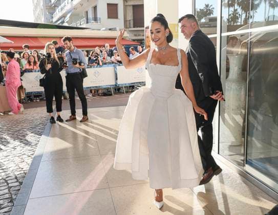 Cannes - Lena Mahfouf Situations At The Martinez Lena Mahfouf is spotted at Hotel Martinez during the 77th Film Festival of Cannes, on May 24, 2024 in Cannes, France. Photo by Marco Piovanotto ABACAPRESS.COM Cannes France  Copyright: xPiovanottoxMarco ABACAx