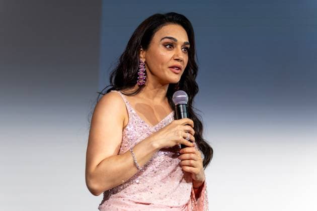 Cannes - Pierre Angenieux Prize Award Ceremony Preity Zinta during the 2024 Pierre Angenieux Prize award ceremony at the 77th annual Cannes Film Festival at the Palais des Festivals, Saturday, May 24, 2024 in Cannes, France. Photo by Cyril Chateau ABACAPRESS.COM Cannes France  Copyright: xChateauxCyril ABACAx