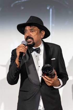 Cannes - Pierre Angenieux Prize Award Ceremony Santosh Sivan during the 2024 Pierre Angenieux Prize award ceremony at the 77th annual Cannes Film Festival at the Palais des Festivals, Saturday, May 24, 2024 in Cannes, France. Photo by Cyril Chateau ABACAPRESS.COM Cannes France  Copyright: xChateauxCyril ABACAx