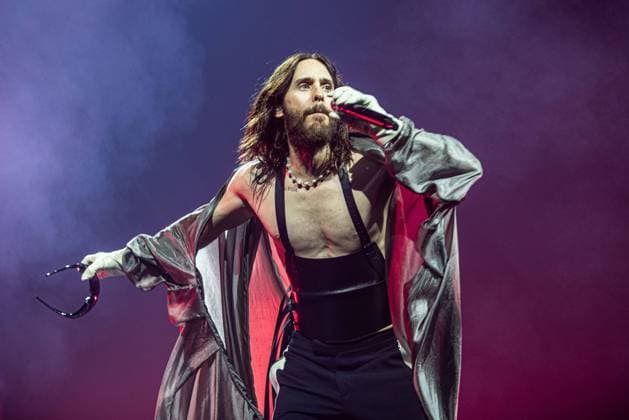 Bilder des Jahres 2024, Entertainment 05 Mai Entertainment Themen der Woche KW21 Entertainment Bilder des Tages Music Concert - Thirty Seconds to Mars - Seasons Tour Jared Leto of Thirty Seconds To Mars Bologna Unipol Arena Italy Copyright: xMirkoxFava TSCKx xLiveMediax LPM_1370451