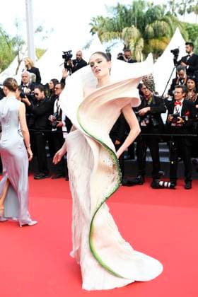 Coco Rocha at The most Precious of Cargoes premiere during the 77th Cannes Film Festival 24 05 2024