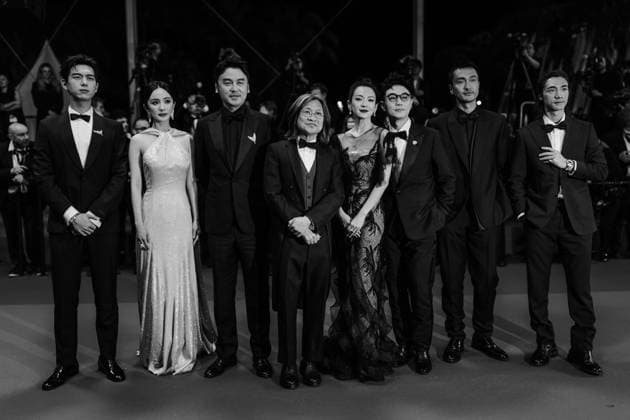77th International Cannes Film Festival Red carpet 77eme Festival International du Film de Cannes Montee des marches du film She got No Name 305515 2024 05 24 Alpes Maritimes Cannes France Zhang, Ziyi Mi, Yang Chan, Peter Ho sun Jiayin, Lei  Copyright: xTerencexBaelenx STAR_305515_077