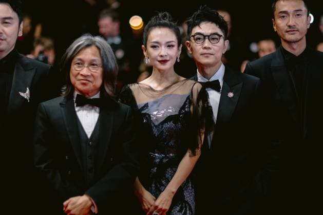 77th International Cannes Film Festival Red carpet 77eme Festival International du Film de Cannes Montee des marches du film She got No Name 305515 2024 05 24 Alpes Maritimes Cannes France Zhang, Ziyi Chan, Peter Ho sun Jiayin, Lei  Copyright: xTerencexBaelenx STAR_305515_078