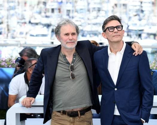 77th Cannes Film Festival 2024, Photocall film La Plus Precieuse Des Marchandises (The Most Precious Of Cargoes) Cannes, 77th Cannes Film Festival 2024 Photocall film La Plus Precieuse Des Marchandises (The Most Precious Of Cargoes) In the photo: Michel Hazanavicius, Serge Hazanavicius Cannes France  Copyright: xIPA ABACAx