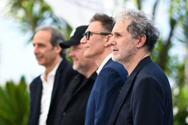Cannes La Plus Precieuse des Marchandises Photocall Alexandre Desplat, Gregory Gadebois, Michel Hazanavicius and Serge Hazanavicius attending the La Plus Precieuse des Marchandises Photocall as part of the 77th Cannes International Film Festival in Cannes, France on May 25, 2024. Photo by Aurore Marechal ABACAPRESS.COM Cannes France  Copyright: xMarechalxAurore ABACAx