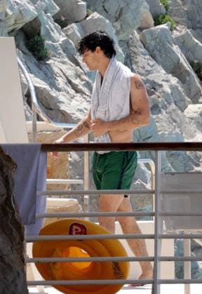 Joe Jonas At Eden Roc - Antibes Joe Jonas at the Eden Roc hotel in Antibes, France on May 25, 2024, during the 77th annual Cannes film festival. Photo by ABACAPRESS.COM Antibes France  Copyright: xABACAx