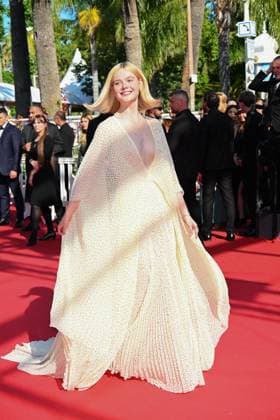 Cannes, 77th Cannes Film Festival 2024, Closing red carpet Cannes, 77th Cannes Film Festival 2024, Closing red carpet In the photo: Elle Fanning Cannes France  Copyright: xIPA ABACAx
