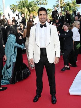 **Cannes, 77th Cannes Film Festival 2024, Final Night, Red Carpet Closing Ceremony. Cannes, 77th Cannes Film Festival 2024, Final Night, Red Carpet Closing Ceremony. Pictured: Jeremy Cunningham and Jauncey Cannes France  Copyright: xIPA ABACAx