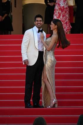 Cannes, 77th Cannes Film Festival 2024, Closing red carpet Cannes, 77th Cannes Film Festival 2024, Closing red carpet In the photo: Jeremy Jauncey Pia Wurtzbach Cannes France  Copyright: xIPA ABACAx