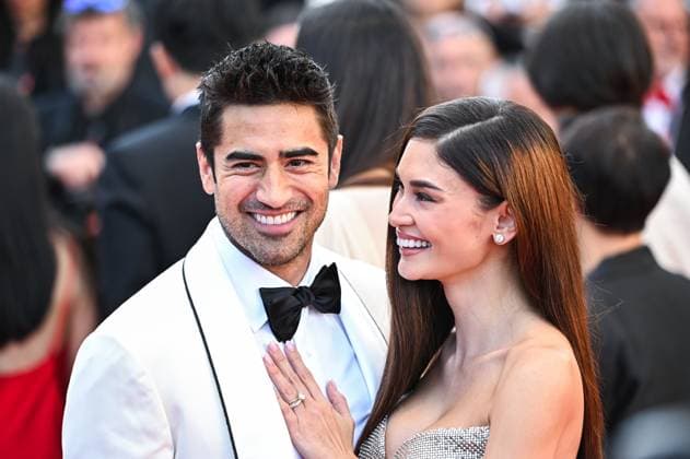 May 25, 2024, Cannes, Cannes, France: JEREMY JAUNCEY and PIA WURTZBACH attend the Red Carpet of the closing ceremony at the 77th annual Cannes Film Festival at Palais des Festivals on May 25, 2024 in Cannes, France. Cannes France - ZUMAk160 20240525_zip_k160_009 Copyright: xStefanosxKyriazisx