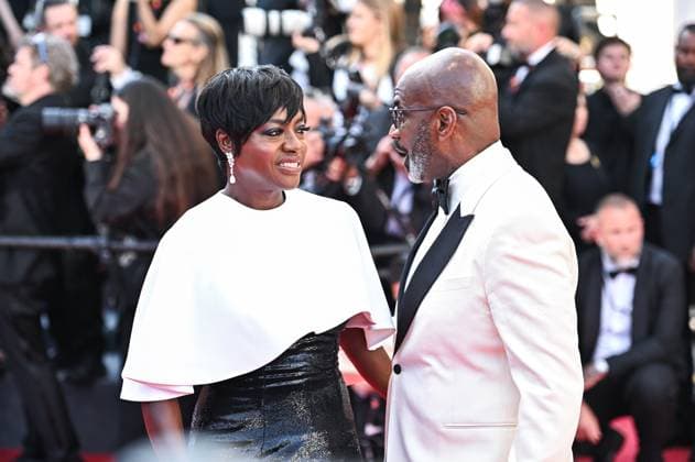 May 25, 2024, Cannes, Cannes, France: VIOLA DAVIS and JULIUS TENNON attend the Red Carpet of the closing ceremony at the 77th annual Cannes Film Festival at Palais des Festivals on May 24, 2024 in Cannes, France. Cannes France - ZUMAk160 20240525_zip_k160_032 Copyright: xStefanosxKyriazisx