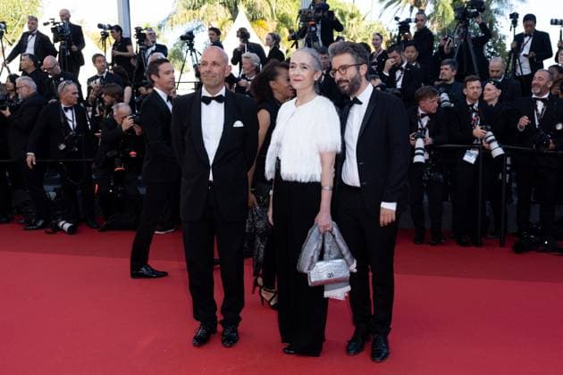 B MontÃ e des marches pour la cÃ?rÃ monie de clÃ?ture du 77eme Festival International du Film de Cannes au Palais des Festivals Ã Cannes Guest, Delphine Ernotte, Pierre Antoine Capton, CEO of Mediawan MontÃ e des marches pour la cÃ rÃ monie de clÃ ture du 77eme Festival International du Film de Cannes au Palais des Festivals Ã Cannes On may 25th 2024 Olivier Borde Bestimage Red carpet for the closing ceremony of the 77th Cannes International Film Festival at the Palais des Festivals in Cannes, France On may 25th 2024 Cannes France  Copyright: xOLIVIERxBORDEx xBESTIMAGExOLIVIERxBORDEx xBESTIMAGEx