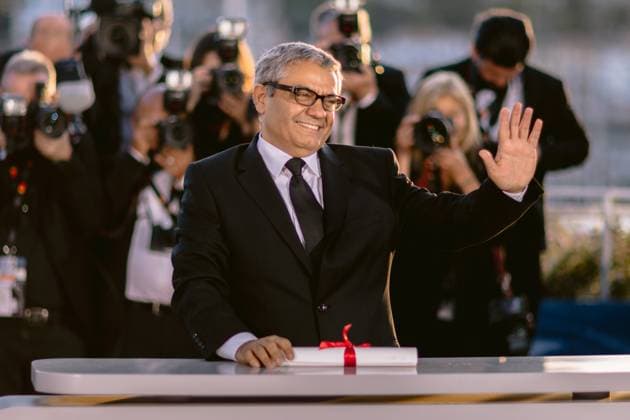 77eme Festival International du Film de Cannes Photocall des palmes et laureats 77th International Cannes Film Festival Photocall with winners 305537 2024 05 25 Alpes Maritimes Cannes France Rasoulof, Mohammad  Copyright: xTerencexBaelenx STAR_305537_054