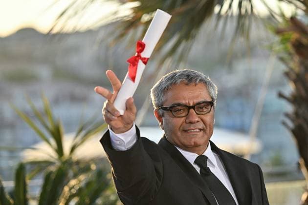 Cannes 2024 Winners Photocall Mohammad Rasoulof at the Winners Photocall during the 77th Cannes Film Festival in Cannes, France on May 25, 2024. Photo by Julien Reynaud APS-Medias ABACAPRESS.COM Cannes France  Copyright: xReynaudxJulien APS-Medias ABACAx