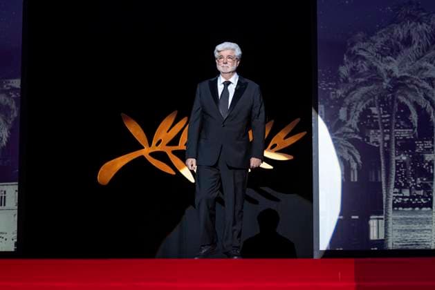 B CÃ rÃ monie de clÃ ture du 77eme Festival International du Film de Cannes au Palais des Festivals Ã Cannes George Lucas CÃ rÃ monie de clÃ ture du 77eme Festival International du Film de Cannes au Palais des Festivals Ã Cannes On may 25th 2024 Borde Jacovides Moreau Bestimage Closing ceremony of the 77th Cannes International Film Festival at the Palais des Festivals in Cannes, France On may 25th 2024 Cannes France  Copyright: xOLIVIERxBORDEx xBESTIMAGExOLIVIERxBORDEx xBESTIMAGEx