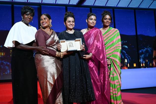 77eme Festival International du Film de Cannes Ceremonie de cloture 77th International Cannes Film Festival Closing ceremony 305533 2024 05 25 Cannes France Davis, Viola Pakadia, Payal  Copyright: xSergexArnalx xStarfacex STAR_305533_057