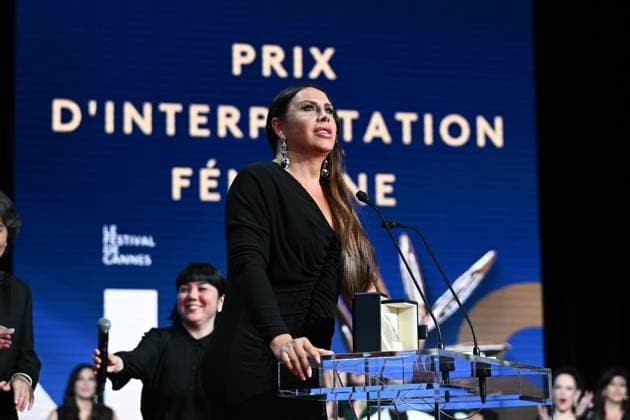 77eme Festival International du Film de Cannes Ceremonie de cloture 77th International Cannes Film Festival Closing ceremony 305533 2024 05 25 Cannes France Gascon, Karla Sofia  Copyright: xSergexArnalx xStarfacex STAR_305533_075
