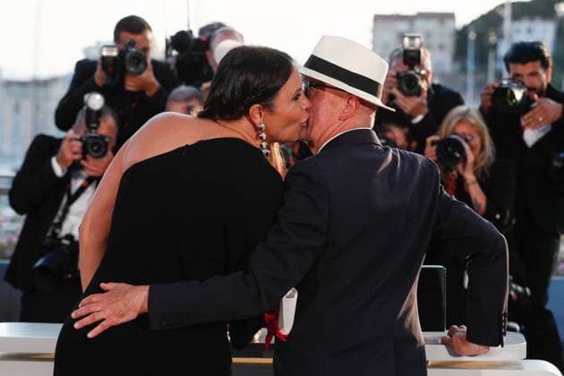 Photocall of the palms during the 77th Cannes International Film Festival at the Palais des Festivals in Cannes Karla Sofia Gascon Prix d?interprÃ tation fÃ minine pour Â Emilia Perez Â Palme collective S Gomez, Z Saldana, A Paz , Jacques Audiard Jury Prize for Â Emilia Perez Â Photocall of the awards winners of the 77th Cannes International Film Festival at the Palais des Festivals in Cannes On may 25th 2024 Christophe Clovis Bestimage Photocall of the awards winners of the 77th Cannes International Film Festival at the Palais des Festivals in Cannes, France On may 25th 2024 Cannes France  Copyright: xChristophexClovisx xBestimagexChristophexClovisx xBestimagex