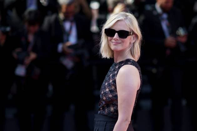 Cannes, France 25th May, 2024 MÃ lanie Laurent attends the Red Carpet of the closing ceremony at the 77th annual Cannes Film Festival at Palais des Festivals on May 25, 2024 in Cannes, France CINEMA 77eme Festival de Cannes Red Carpet Closing Ceremony 25 05 2024 NorbertScanella Panoramic 