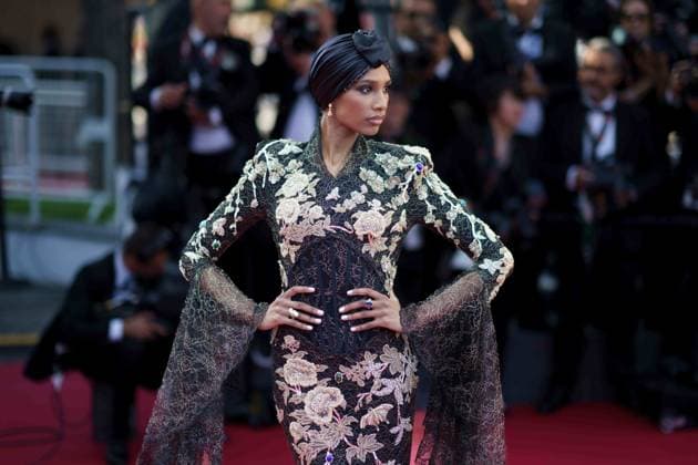 Cannes, France 25th May, 2024 Ikram Abdi Omar attends the Red Carpet of the closing ceremony at the 77th annual Cannes Film Festival at Palais des Festivals on May 25, 2024 in Cannes, France CINEMA 77eme Festival de Cannes Red Carpet Closing Ceremony 25 05 2024 NorbertScanella Panoramic 