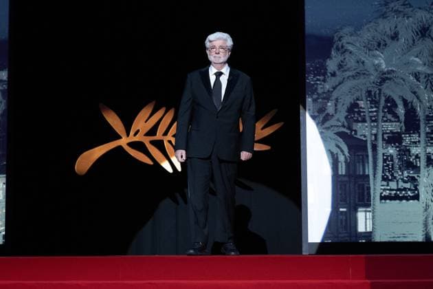 Annual Cannes Film Festival - Closing Ceremony - Cannes DN George Lucas attends the Closing Ceremony at the 77th annual Cannes Film Festival at Palais des Festivals on May 25, 2024 in Cannes, France. Photo by David NIVIERE ABACAPRESS.COM CANNES France  Copyright: xNivierexDavid ABACAPRESS.COMx