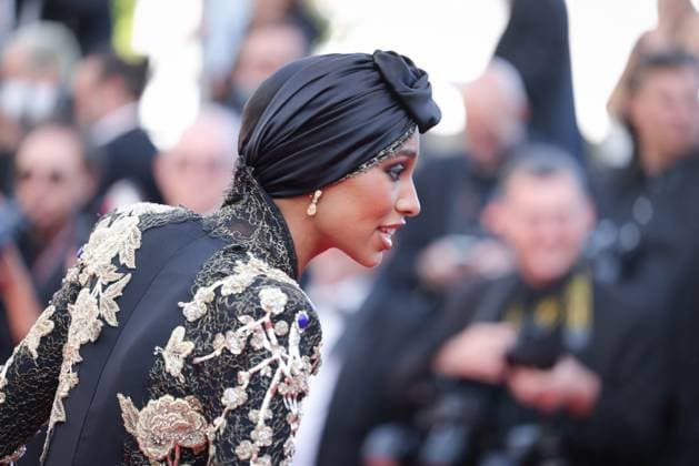 Cannes Closing Ceremony DB Ikram Abdi Omar attending the Red Carpet of the closing ceremony at the 77th annual Cannes Film Festival at Palais des Festivals on May 25, 2024 in Cannes, France. Photo by David Boyer ABACAPRESS.COM Cannes France  Copyright: xBoyerxDavid ABACAx