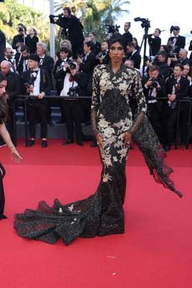 Cannes Closing Ceremony DB Ikram Abdi Omar attending the Red Carpet of the closing ceremony at the 77th annual Cannes Film Festival at Palais des Festivals on May 25, 2024 in Cannes, France. Photo by David Boyer ABACAPRESS.COM Cannes France  Copyright: xBoyerxDavid ABACAx
