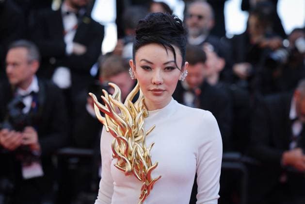 Cannes Closing Ceremony DB Jessica Wang attending the Red Carpet of the closing ceremony at the 77th annual Cannes Film Festival at Palais des Festivals on May 25, 2024 in Cannes, France. Photo by David Boyer ABACAPRESS.COM Cannes France  Copyright: xBoyerxDavid ABACAx