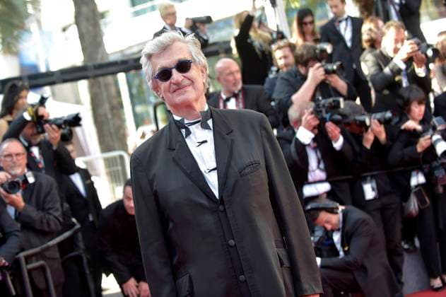 Wim Wenders attends the Red Carpet of the closing ceremony at the 77th annual Cannes Film Festival at Palais des Festivals on Saturday, May 25, 2024 in Cannes, France.  CAN20240525204 RoccoxSpaziani