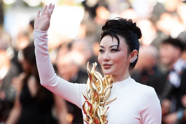 Cannes Closing Red Carpet Jessica Wang attending the Closing Red Carpet of the 77th Cannes International Film Festival in Cannes, France on May 25, 2024. Photo by Aurore Marechal ABACAPRESS.COM Cannes France  Copyright: xMarechalxAurore ABACAx