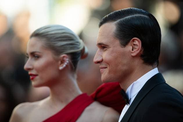 Cannes Closing Red Carpet Lena Gercke and Wincent Weiss attending the Closing Red Carpet of the 77th Cannes International Film Festival in Cannes, France on May 25, 2024. Photo by Aurore Marechal ABACAPRESS.COM Cannes France  Copyright: xMarechalxAurore ABACAx