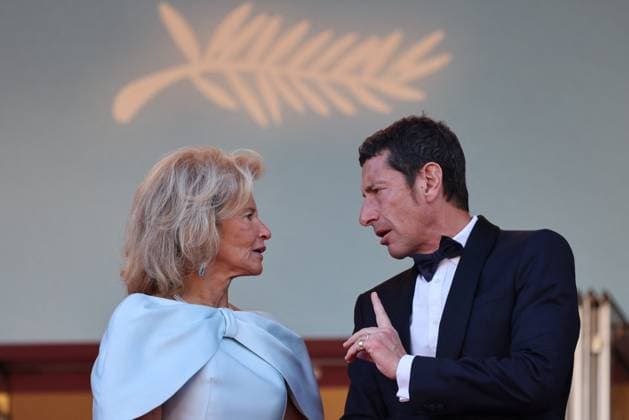 Cannes - Closing Ceremony Arrivals Iris Knobloch, David Lisnard attend the Red Carpet of the closing ceremony at the 77th annual Cannes Film Festival at Palais des Festivals on May 25, 2024 in Cannes, France. Photo by Shootpix ABACAPRESS.COM Cannes France  Copyright: xShootpix ABACAx