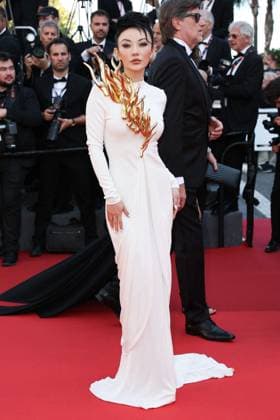 Cannes - Closing Ceremony Arrivals Jessica Wang attends the Red Carpet of the closing ceremony at the 77th annual Cannes Film Festival at Palais des Festivals on May 25, 2024 in Cannes, France. Photo by Shootpix ABACAPRESS.COM Cannes France  Copyright: xShootpix ABACAx