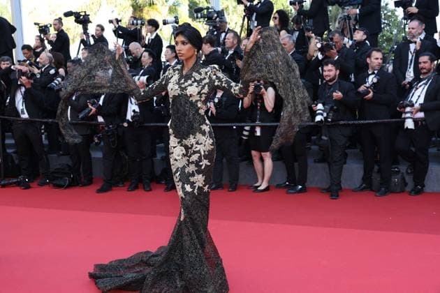 Cannes - Closing Ceremony Arrivals Ikram Abdi Omar attends the Red Carpet of the closing ceremony at the 77th annual Cannes Film Festival at Palais des Festivals on May 25, 2024 in Cannes, France. Photo by Shootpix ABACAPRESS.COM Cannes France  Copyright: xShootpix ABACAx