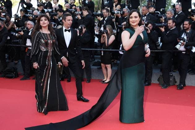 Cannes - Closing Ceremony Arrivals Jury Members Lily Gladstone attend the Red Carpet of the closing ceremony at the 77th annual Cannes Film Festival at Palais des Festivals on May 25, 2024 in Cannes, France. Photo by Shootpix ABACAPRESS.COM Cannes France  Copyright: xShootpix ABACAx