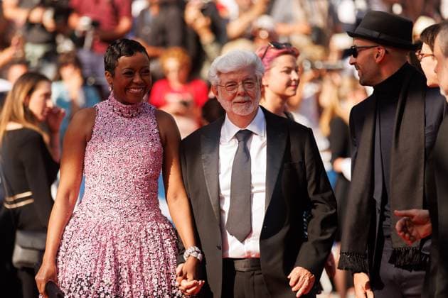 Festival de Cannes Red Carpet Closing Carpet Mellody Hobson and George Lucas at the Closing Ceremony of the 77 Cannes International Film Festival on 25 05 2024 Copyright: xEventpressxKochanx