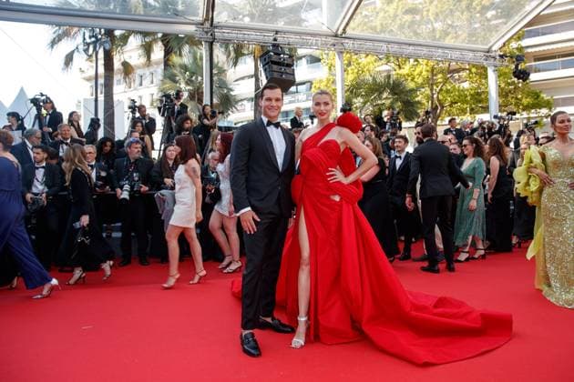 Festival de Cannes Red Carpet Closing Carpet Wincent Weiss and Lena Gercke at the Closing Ceremony of the 77 Cannes International Film Festival on 25 05 2024 Copyright: xEventpressxKochanx