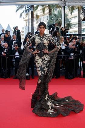 Festival de Cannes Red Carpet Closing Carpet Ikram Abdi at the Closing Ceremony of the 77 Cannes International Film Festival on 25 05 2024 Copyright: xEventpressxKochanx