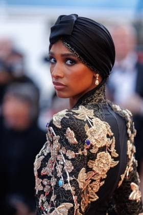 Festival de Cannes Red Carpet Closing Carpet Ikram Abdi at the Closing Ceremony of the 77 Cannes International Film Festival on 25 05 2024 Copyright: xEventpressxKochanx