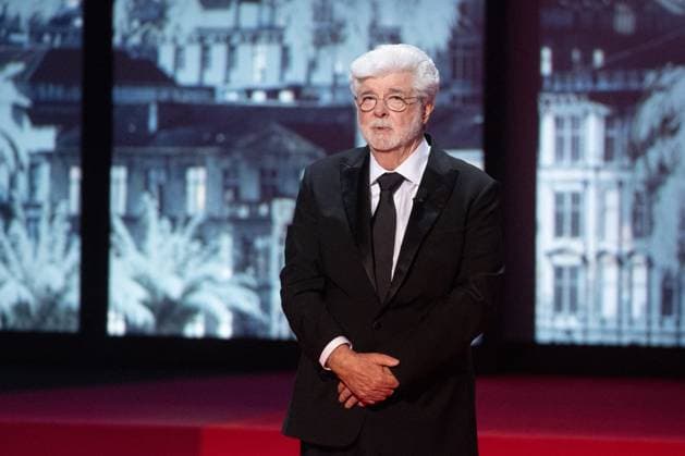 Cannes Closing Ceremony AM Georges Lucas attending the Closing Ceremony of the 77th Cannes International Film Festival in Cannes, France on May 25, 2024. Photo by Aurore Marechal ABACAPRESS.COM Cannes France  Copyright: xMarechalxAurore ABACAx