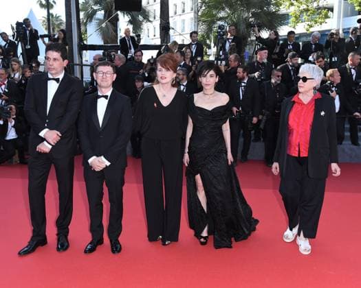 Cannes, 77th Cannes Film Festival 2024, Red carpet Closing ceremony In the photo: Vladimir PeriÅ¡iÄ‡, Paolo Moretti, Marie-Castille Mention-Schaar, Lubna Azabal, Claudine Nougaret  Copyright: xAlbertoxTerenghix xipa-agency.nex xPoolxPhotoxEventsx03x IPA_Agency_IPA46538419
