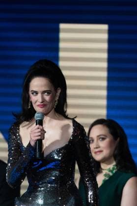 Cannes Closing Ceremony AM Eva Green and Lily Gladstone attending the Closing Ceremony of the 77th Cannes International Film Festival in Cannes, France on May 25, 2024. Photo by Aurore Marechal ABACAPRESS.COM Cannes France  Copyright: xMarechalxAurore ABACAx