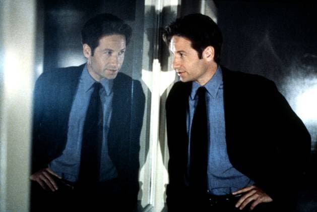 THE X-FILES, David Duchovny, The End, aired May 17, 1998. ?Fox Network courtesy Everett Collection (photo by David Gray)TSDXFIL FE127 PUBLICATIONXNOTxINxCANxCHNxFRAxITAxJPNxNORxPOLxRUSxESPxUKxUSA Copyright: xx TSDXFIL FE127 TSDXFIL_FE127_H