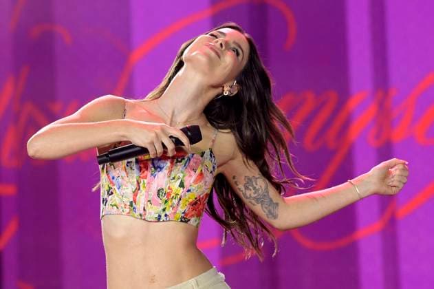 Lena Meyer Landrut live on stage between the Chancellery and the German Bundestag at the closing event of the democracy festival celebrating 75 years of the Basic Law Berlin, 26 05 2024 Foto:xF.xKernx xFuturexImagex abschluss_demokratiefest_4625