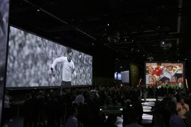 27 05 2024 Dortmund, opening of special exhibition In Motion Art Football The immersive show will be open to the public from 28 May in the arena of the DFB Football Museum It will run until January 2025