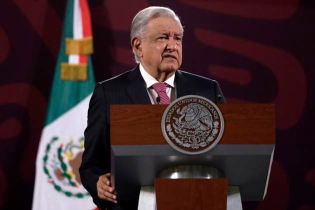 Mexico s President. Andres Manuel Lopez Obrador, speaking about the election day, invited citizens to cast their vote, during a briefing conference at National Palace. Mexico City Mexico - ZUMAe321 20240527_zia_e321_003 Copyright: xLuisxBarronx