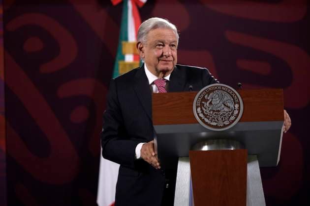 Mexico s President. Andres Manuel Lopez Obrador, speaking about the election day, invited citizens to cast their vote, during a briefing conference at National Palace. Mexico City Mexico - ZUMAe321 20240527_zia_e321_001 Copyright: xLuisxBarronx
