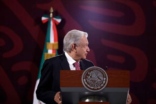 Mexico s President. Andres Manuel Lopez Obrador, speaking about the election day, invited citizens to cast their vote, during a briefing conference at National Palace. Mexico City Mexico - ZUMAe321 20240527_zia_e321_002 Copyright: xLuisxBarronx
