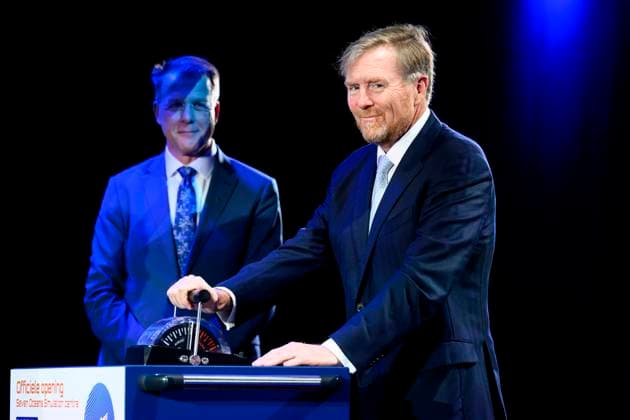 Entertainment Themen der Woche KW22 Entertainment Bilder des Tages 28-05-2024 Wageningen King Willem-Alexander attend the opening of the Seven Oceans Simulator center (SOSc) of MARIN, the Maritime Research Institute of the Netherlands, in Wageningen. Â  Copyright: xPPEx
