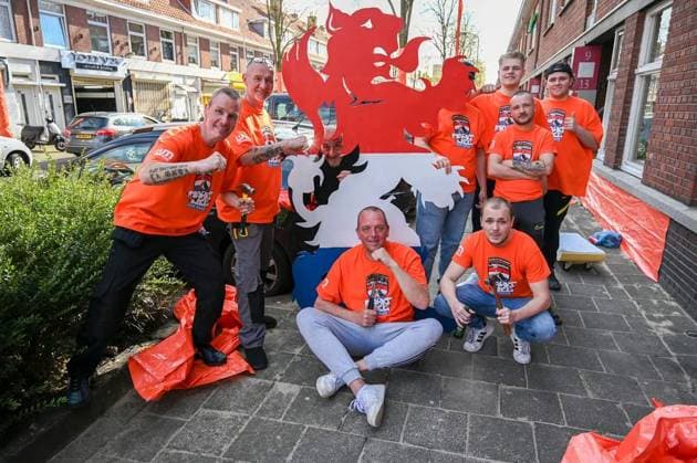 Family turns entire street ORANGE to celebrate start of Euros Story from Jam Press (Euros Celebration) Pictured: People ready to celebrate the Euros after decorating everything orange. Family turns entire street ORANGE to celebrate start of Euros An entire street has turned orange in celebration of the beginning of the UEFA Euros 2024. The road has been decorated with flags, while buildings and trees have been draped with tarpaulin. The thrifty family responsible says they have been stringing up decorations every two years since 1988, and around 15 of their friends come to help them. It has already taken them six weeks - and they won™t stop until the day of the first match. There are still some flags to hang - in total there wi  Copyright: xJamxPress @marktweg_oranjestraat